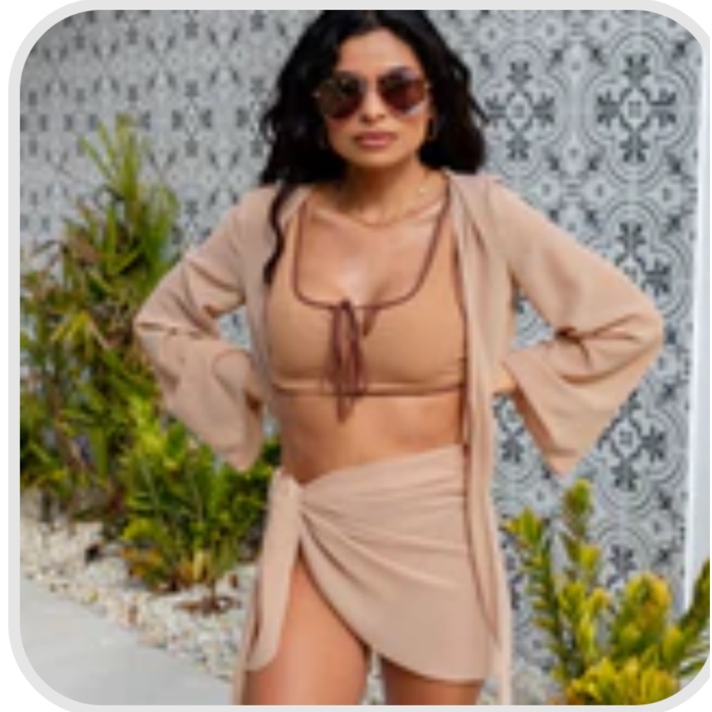 GRECIAN MOCHA WRAP COVER-UP
